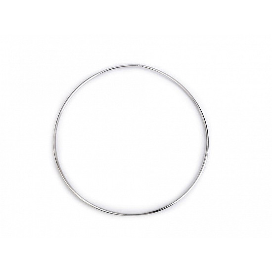 Cerc metalic pentru dreamcatchere, Ø18 cm - nichel