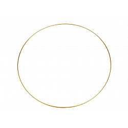 Cerc metalic pentru dreamcatchere, Ø60 cm - auriu