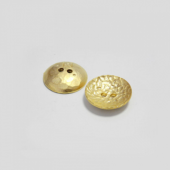 Nasturi metalizati, cu doua gauri - 15 mm, auriu