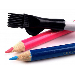 Creioane cu cretă și perie, 3 buc./set