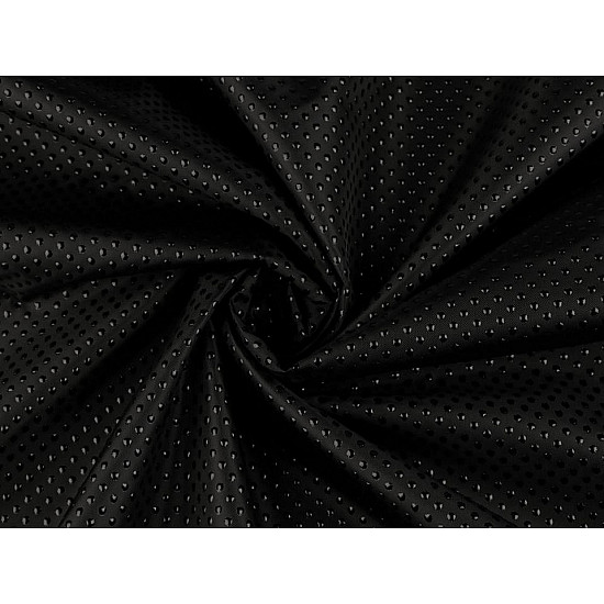 Material textil cu buline antiderapante, la metru - negru