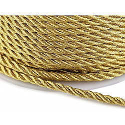 Șnur răsucit de lurex, Ø2,5 mm (rola 20 m) - auriu