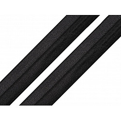Bias elastic, lățime 16 mm (pachet 5 m) - negru