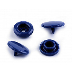 Capse plastic diametru 12 mm (pachet 50 seturi) - bleumarin