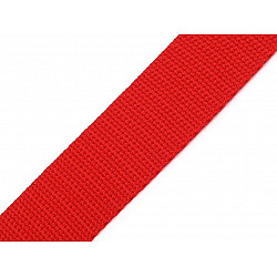 Chingă polipropilenă, lățime 25 mm (pachet 5 m) - roșu