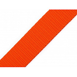 Chingă polipropilenă, lățime 25 mm (pachet 5 m) - portocaliu