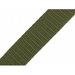 Chingă polipropilenă, lățime 25 mm (pachet 5 m) - verde kaki