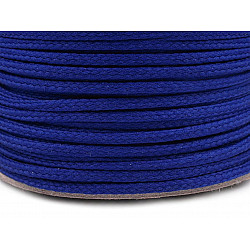 Șnur poliester PES, Ø2 mm (rola 50 m) - albastru regal