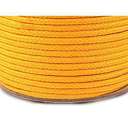 Șnur poliester PES, Ø2 mm (rola 50 m) - portocaliu