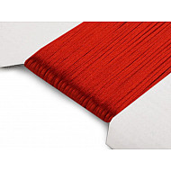 Șnur satinat, Ø1 mm (card 25 m) - roșu