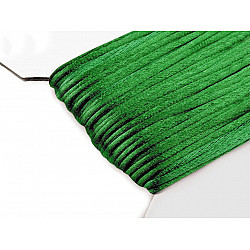 Șnur satinat, Ø2 mm (card 25 m) - verde pastel