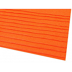 Coli fetru, 20x30 cm, 166 g / m², 2 bucati - portocaliu reflectorizan