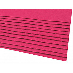 Coli fetru, 20x30 cm, 166 g / m², 2 bucati - roz zmeură