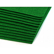 Coli fetru, 20x30 cm, 300 g / m², 2 bucati - verde