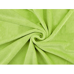 Micropluș / Soft Fleece Minky, la metru - verde lime