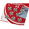 Capse metalice de cusut, Ø12, nichel, 1 card