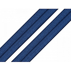 Elastic bias, lățime 20 mm (card 25 m) - albastru berlin
