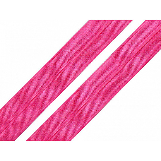 Elastic bias, lățime 20 mm (card 25 m) - roz