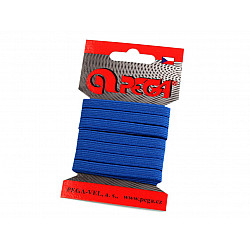 Elastic lat simplu, lățime 7 mm (card 5 m) - albastru berlin