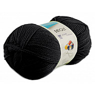 Fir de tricotat Batole, 100 g - negru