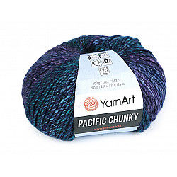 Fir de tricotat Pacific Chunky, 100 g, albastru verzui