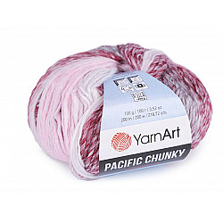 Fir de tricotat Pacific Chunky, 100 g, bordo deschis