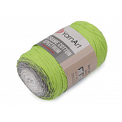 Fire de tricotat Macrame Cotton Spectrum 250 g, verde deschis