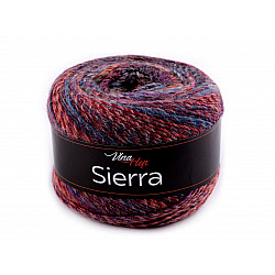 Fire de tricotat Sierra 150 g, bordo deschis