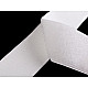 Bandă arici autoadezivă la metru, complet (puf + scai), 50 mm, White