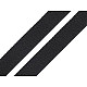 Arici - bandă puf elastică la metru, 20 mm, negru