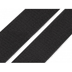 Arici - bandă scai (partea cu cârlige) autoadezivă la metru, 50 mm, negru