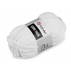 Fir de tricotat Cord Yarn, 250 g - alb