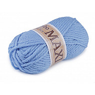 Fir de tricotat Jumbo Maxi, 100 g - baby blue