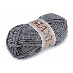 Fir de tricotat Jumbo Maxi, 100 g - gri neutral