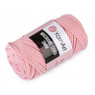 Fir de tricotat / croșetat Macrame Cord, 250 g - roz somon închis