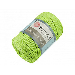 Fir de tricotat / croșetat Macrame Cotton, 250 g - verde deschis