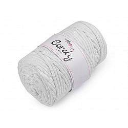 Fir tricotat / Șnur macrame, (pachet 100 m) - alb natural